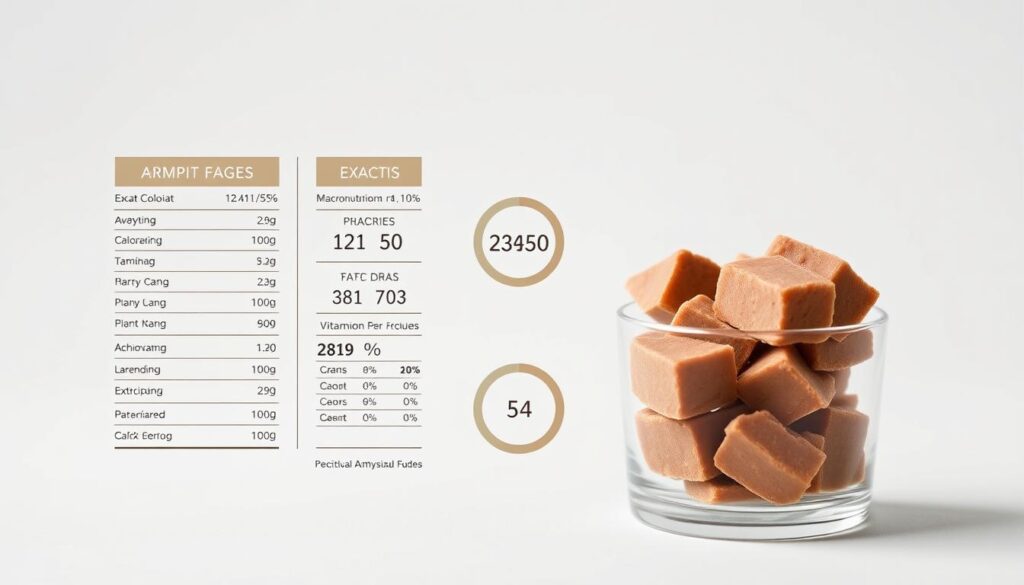 nutritional breakdown of armpit fudge
