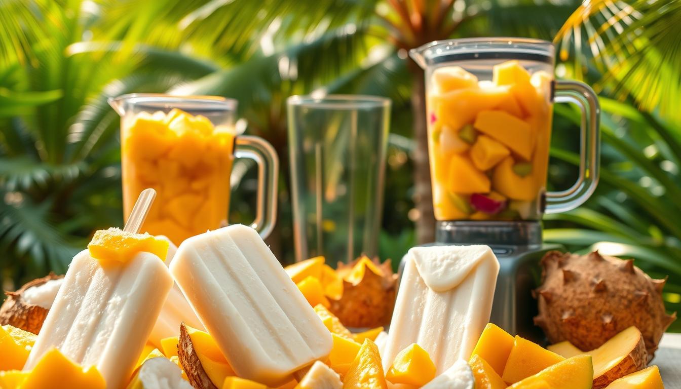 frozen coconut milk dessert