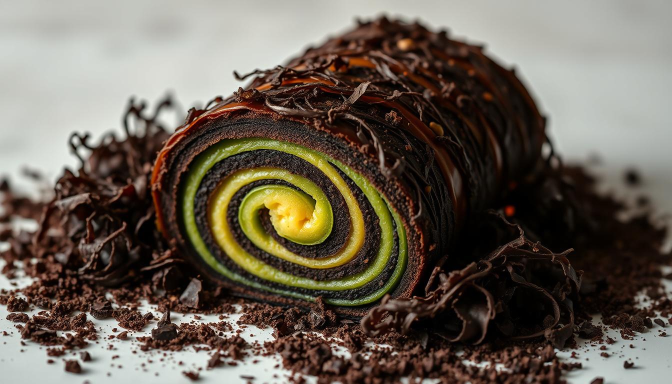 Seaweed roll cake